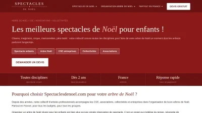 Sélection de spectacles pour Noël